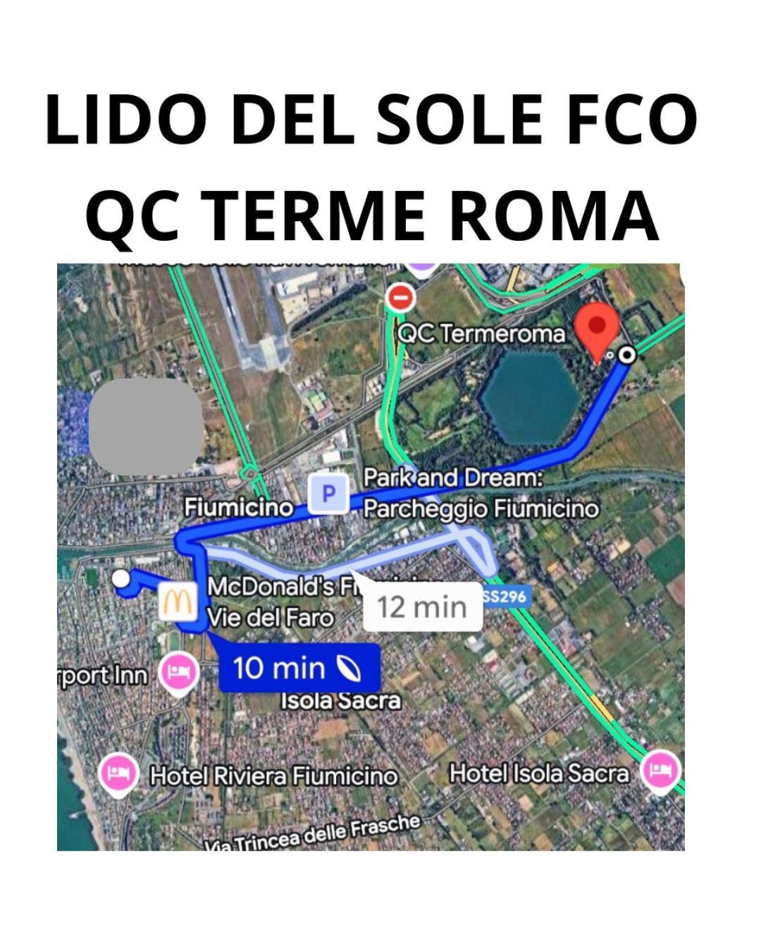 Апартаменти Lido Del Sole Fco Ф'юмічіно Екстер'єр фото