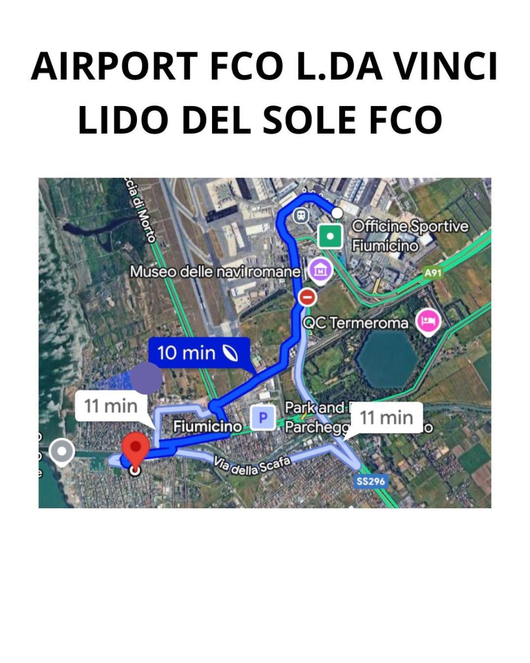 Апартаменти Lido Del Sole Fco Ф'юмічіно Екстер'єр фото
