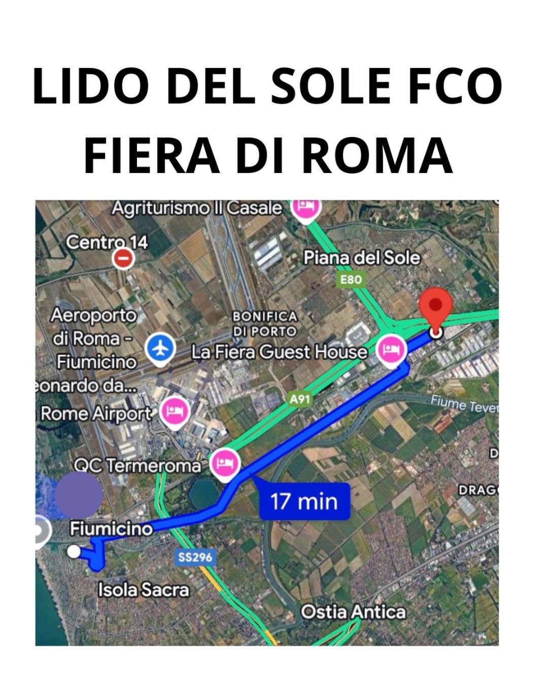 Апартаменти Lido Del Sole Fco Ф'юмічіно Екстер'єр фото